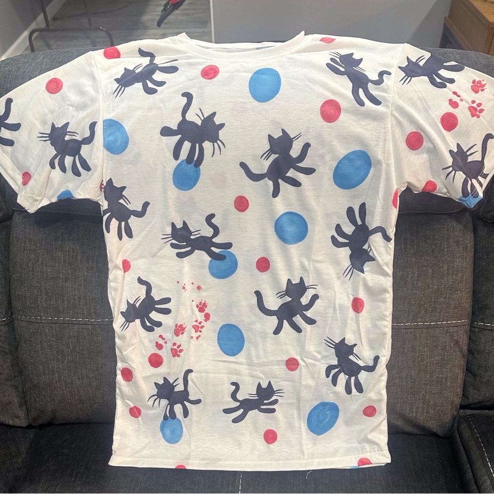 NEW Robert Smith, The Cure Lovecats all over print premium t-shirt.